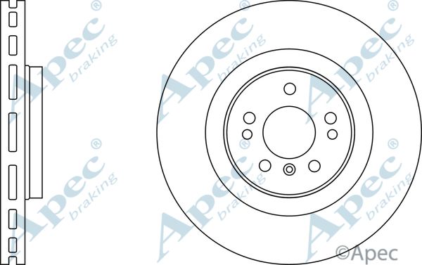 APEC BRAKING Jarrulevy DSK2351